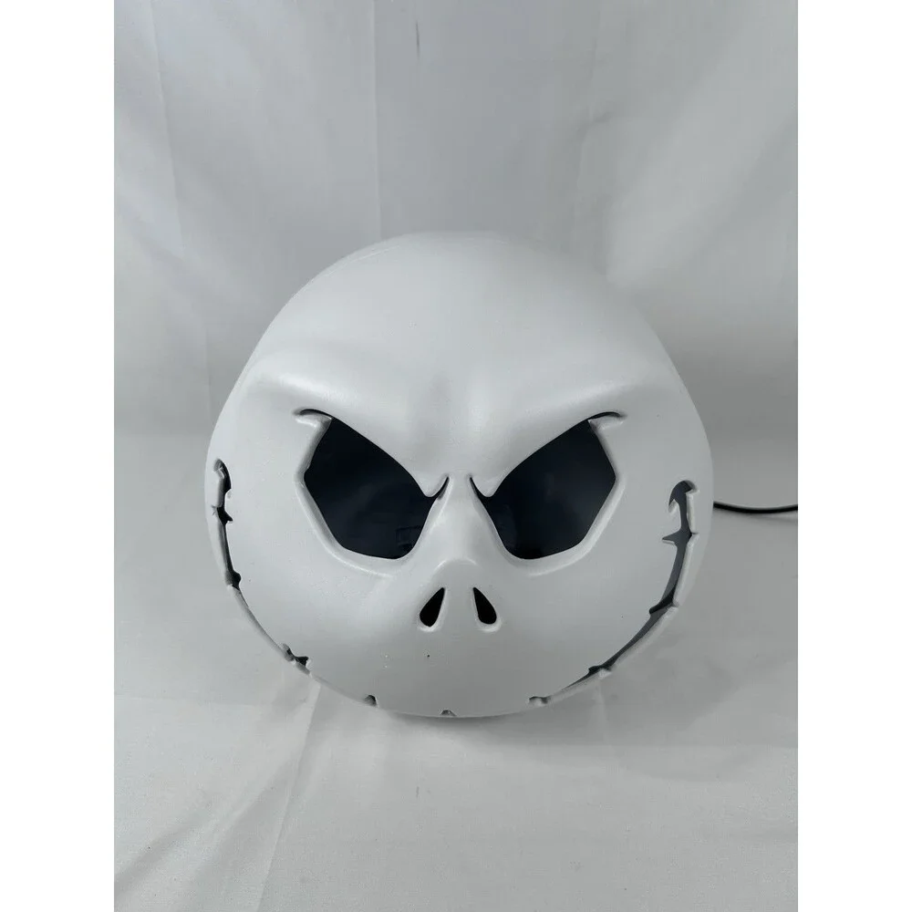 Disney Jack Skellington Head Light Up Nightmare Before Christmas Gemmy Rare